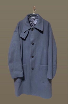 AURALEE 】Auralee Gray Blue Size 4 Coat | eBay