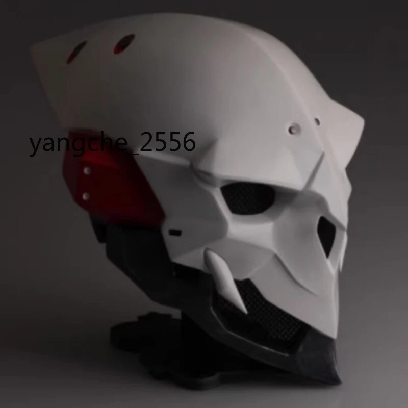 Games Overwatch Reaper Gabriel Reyes Vampire Dracula Cosplay Helmet Mask Props - Image 3 of 4