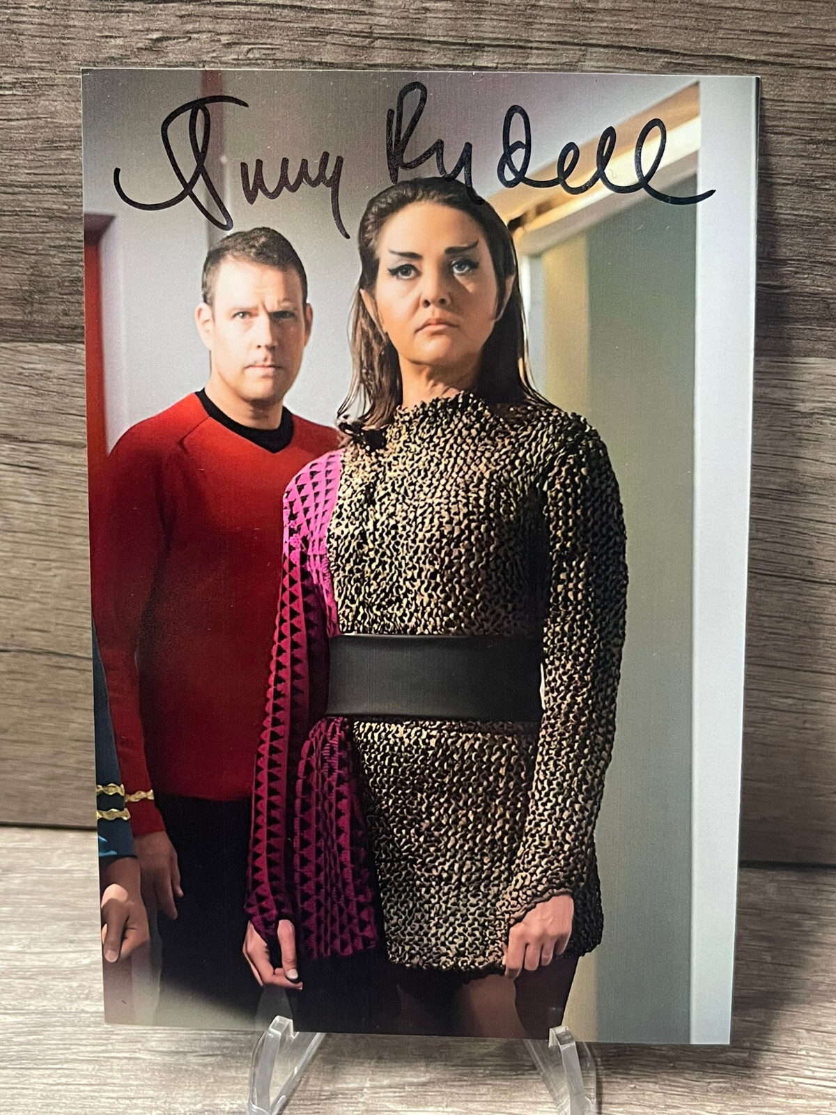 Amy Rydell Star Trek Hand Signed 4x6 Photo TC46-6024 | eBay