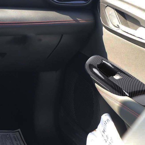 Cubierta de panel elevador de ventana ABS de fibra de carbono decoración superposición para Dodge Hornet 24+ - Imagen 5 de 11