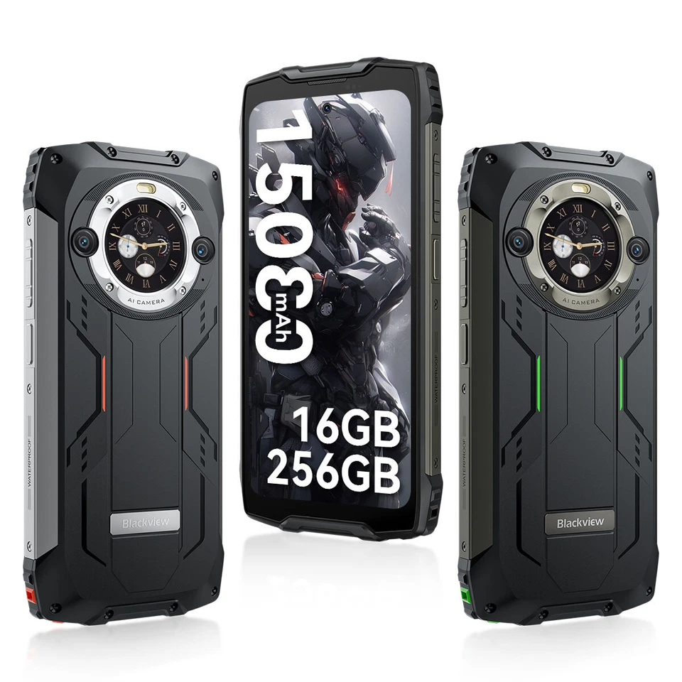 Blackview BV9300 Pro 16 GB + 256 GB teléfono inteligente para exteriores sin contrato 120 Hz 64 MP móvil