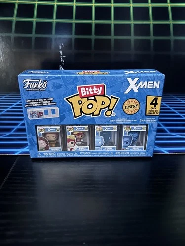 Funko Bitty Pop X-Men Chase Set Beast, Angel, Iceman, Phoenix
