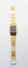 F Vintage Gents Seiko Tank Style 8620 Gold Tone Quartz Wristwatch Not Working