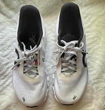 On Cloudmonster Womens White/Black Low Top La...