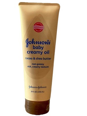 Johnson s Baby Creamy Oil Cocoa & Shea Butter Non-Greasy Rich Creamy Texture