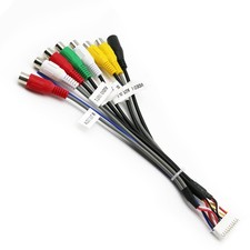 20 Pin Car Radio RCA Harness Adapter Android Stereo Plugs RCA Wiring Harness C