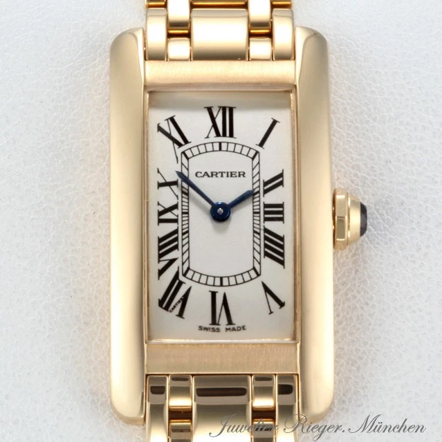 Cartier Lady Tank Americaine Gelbgold 750 Cartier-Service im Juli 2026 Gold - Bild 1 von 1