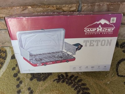   TETON CAMP CHEF MOUNTAIN SERIES SIERRA TWO-BURNER CAMP HIKE STOVE NEW IN BOX