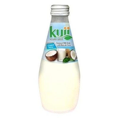 (12 pack) Drinks Coconut Milk with Nata de Coco, Original, 290 mL Single Glass