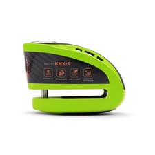 Kovix Overloard KNX6 6mmPin Alarm Mini Disc Lock Motorcycle Security-Green 120dB