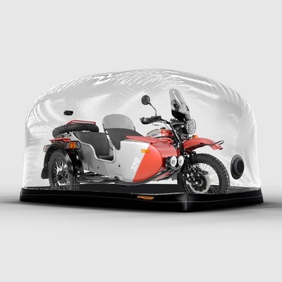 Amazon Schutz Motorrad mit Beiwagen Kapsel Luftpolsterabdeckung 86'' x 62'' x 62''