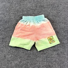 VINTAGE Buster Brown Finz Shorts Toddler 4T Tie-Dye Beach Swimming USA Retro