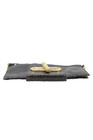 Alexis Hudson Womens Chain Strap Snake Embossed Leather Bi Fold Wallet Black 8" — photo 5