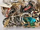 8 Lbs Costume Fashion Jewelry Lot Mostly Wearable Vintage Now Get What You See