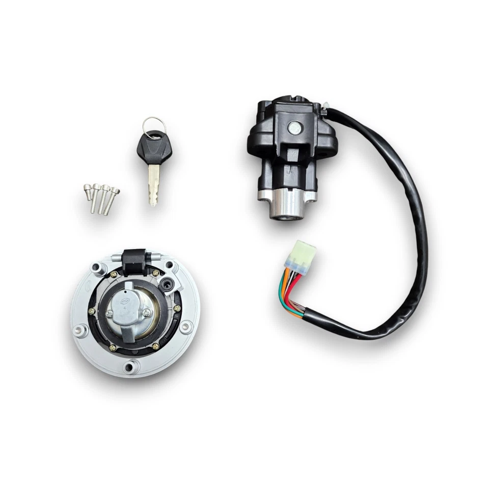 Juego de llaves de bloqueo de tapa de gas combustible encendido Suzuki SFV SV 650 2009-2017 OEM 37000-17850 Foto 2 de 4