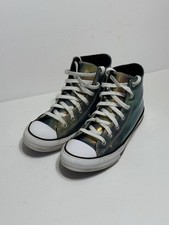 Converse Chuck Taylor All Star Hi Top Iridescent Metallic Shiny Sneakers Sz 5.5