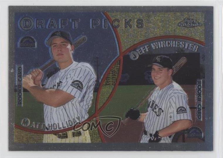 1999 Topps Chrome Draft Picks Matt Holliday Jeff Winchester #442 0l2q