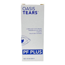 AUTHENTIC & NEW - OASIS TEARS PF PLUS - EYE DROPS - DRY EYES (10mL) EXP. 11/26