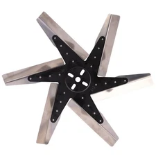 Derale Engine Cooling Fan 19118; Flex Fan 18 in. 6 Blade Mechanical Black