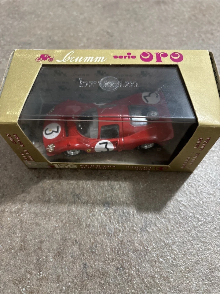 BRUMM SERIE ORO 159 FERRARI 330 - P4 1967 SCALA 1:43 CON SCATOLA BOX - Immagine 2 di 4