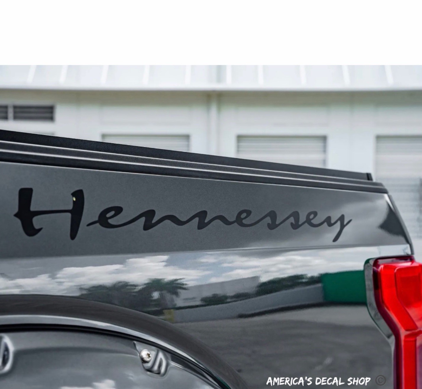 Hennessey OEM Script Bedliner Tailgate Door Decals OEM 2PC Set New Oracle 60”