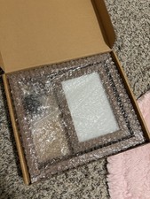 Dog Memorial Wooden Photo Frame Urn with Heart Plaque and Paw Prints Remembrance