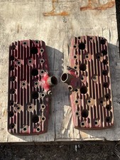 Rare Kogel 1938-48 Ford Flathead V8 Castiron Cylinder Heads 24stud Kogel Rocket