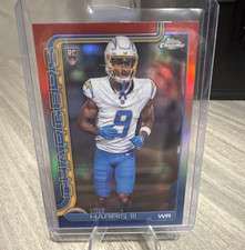 Topps Chrome Rookie Red Tre Harris III #338 Los Angeles Chargers 2025