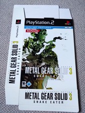 Metal Gear Solid 3: Snake Eater PS2 Standee 2004 Rare Promo Unused