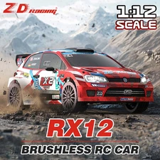 ZD Racing RX12 RC Car 1/12 4WD 2.4G 70KM/H Brushless Motor Dirft Rally Vehicle