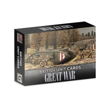 Flames of War The Great War British Unit Cards FOW GBR901