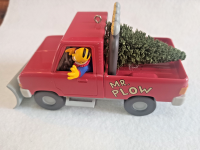 #ad 2009 Hallmark Keepsake Ornaments Mr. Plow The Simpsons TV Show Homer Simpson $67.20