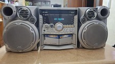 JVC MXKA3 3 CD Changer Dual Cassette Player AM/FM Stereo System - Powers On