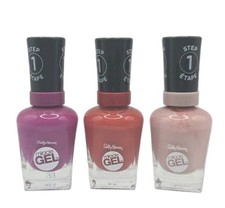 Sally Hansen MIRACLE GEL Nail Polish Step 1 - 0.5oz/14.7 ml - CHOOSE COLOR - NEW