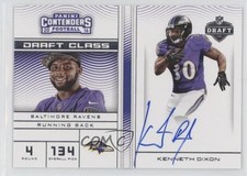 2016 Panini Contenders Draft Class RPS Auto Kenneth Dixon #15 Auto 1u9