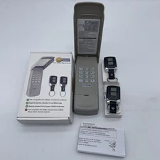 Garage Door Opener Keypad with 2 Remotes for Liftmaster Chamberlain & Craftsman 