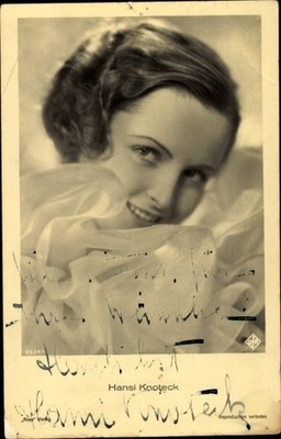 Ak Schauspielerin Hansi Knoteck, Portrait, Autogramm - 4065602