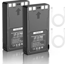 2-Pack Replacement for LIT-22 Rechargeable Lithium Battery Pack(7.7V,7.0Ah)