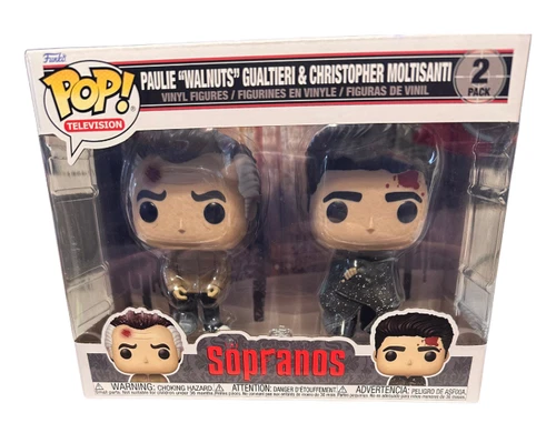 Funko Pop Vinyl The Sopranos Paulie & Christopher 2 Pack Television Figures Shot