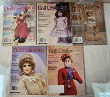 Doll Costuming Magazine Lot 5 2001 All Patterns Intact
