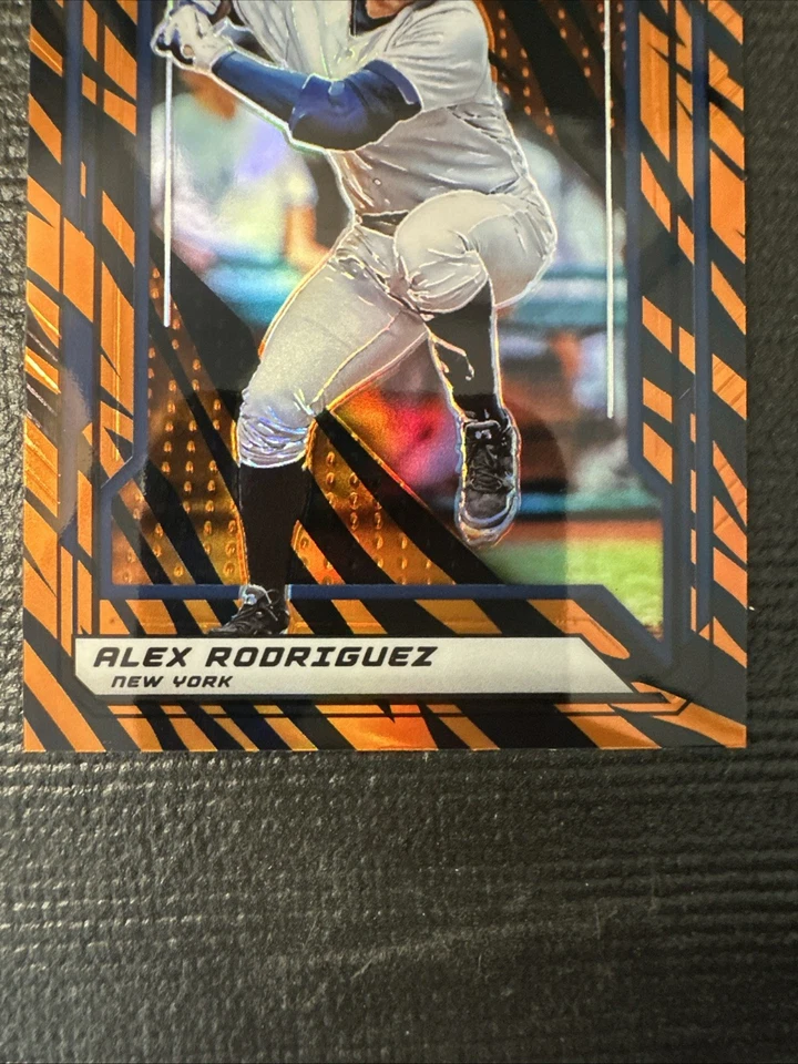 2019 Panini National Convention VIP Alex Rodriguez #57 Tiger Stripes Prizm /10 - Image 3 of 4