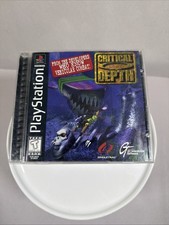 Critical Depth PS1 (Sony PlayStation 1, 1997) CIB Complete Black Label