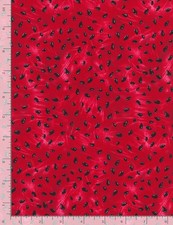 Food Fabric Fruit Watermelon Seed Allover Timeless Treasures YARD