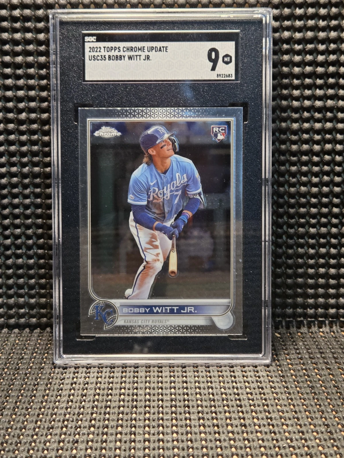 Deal for 2022 Topps Chrome Update Series - Bobby Witt Jr. #USC35 (RC) SGC 9