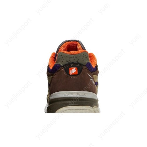 New Balance Teddy Santis X 990V3 Made In Usa Khaki Orange M990BT3 - Picture 7 of 8