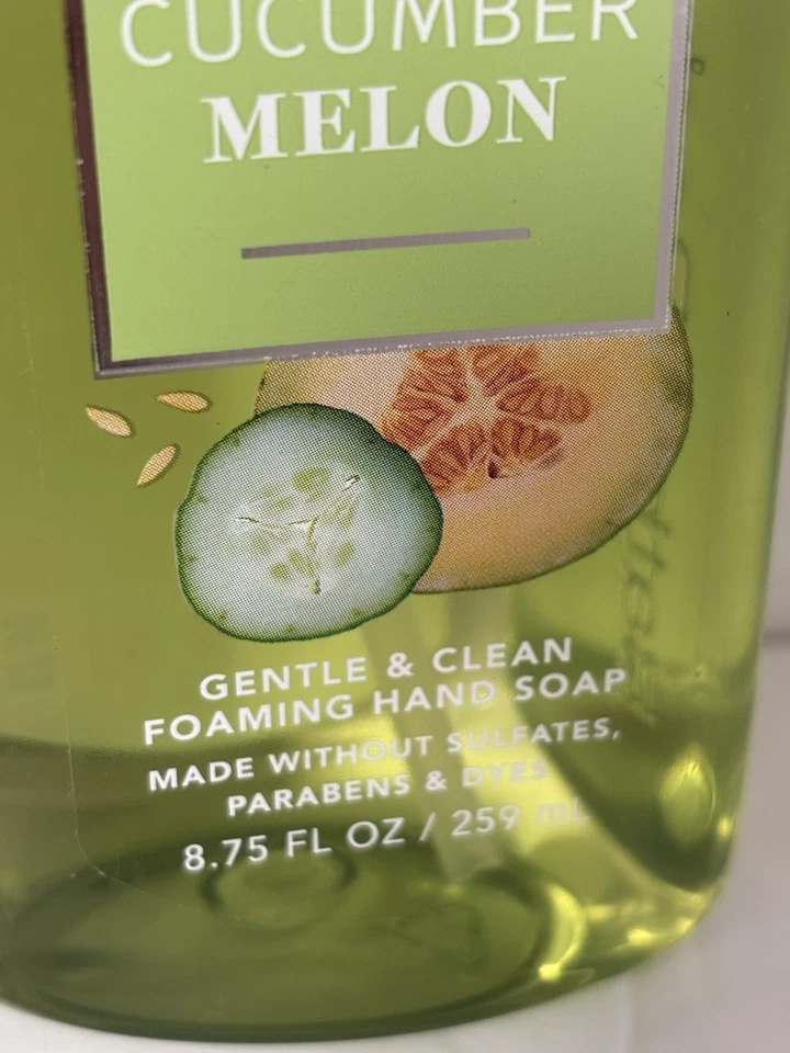 BATH & BODY WORKS 3 件 CUCUMBER MELON FRAGRANCE MIST 奶油沐浴露礼品套装 — 第 4/4 张图片