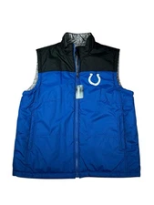 NFL Indianapolis Colts Sports Mens G-III  Reversible Logo Vest Size Medium