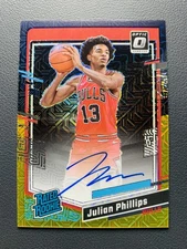 2023-24 Donruss Optic Julian Phillips #276 RC Rookie Black GOLD Prizm Auto /8