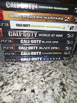 Call of duty ULTIMATE COLLECTION LOT 8 PS3 TESTED WORKING fast SHIP! Read Desc!!