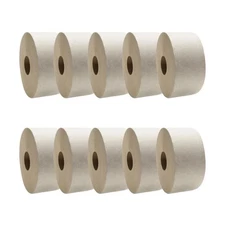 10 Rolls White Water Activated Reinforced Gummed Tape 72mm x 450 Ft Packing Tape